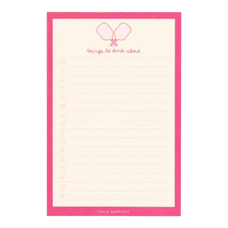 Things To Dink About Pickleball Notepad