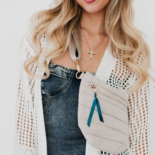 Jolie Puffer Belt Bag – Multiway Quilted Crossbody & Fanny Pack