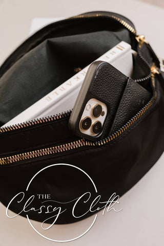 Farah Fanny Bum Bag – Solid Black