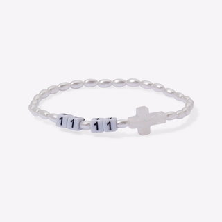 11:11 Make a Wish Bracelet – Holy Water Cross Charm