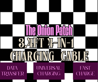 Glossy Pastel Beaded 4-IN-1 Charging Cable