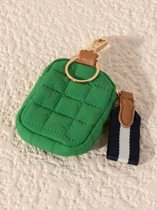 Ezra Clip-On Pouch – Quilted Nylon Mini Bag