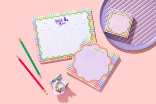 Here's the Plan Weekly Planner – 7" x 9" – 52 Sheets – Gold Foil – Gift-Ready Stationery (Copy)