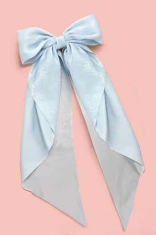 Organza Sheer Bow Ribbon Hair Clips
