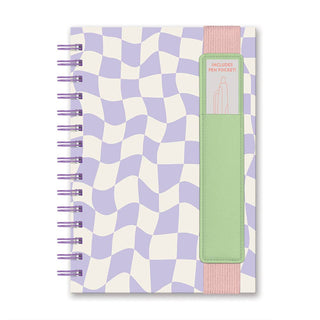 A Mirage of Thoughts Oliver Notebook with Pen Pocket – Hardcover 160 Lined Pages – 5.75" x 8.25"