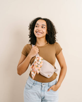 All You Need Belt Bag with Hair Scarf - Natural Beige