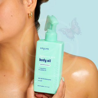 Hyaluronic Acid Body Oil – Sea Salt & Lemon