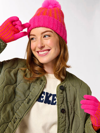 Shiraleah Hadley Beanie Pink