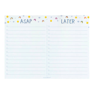 ASAP & Later Checklist Notepad