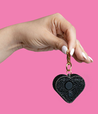 Heart Personal Safety Alarm Keychain – Sparkly Self-Defense Alarm