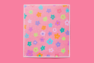 Biodegradable Dish Cloth - Happy Flowers