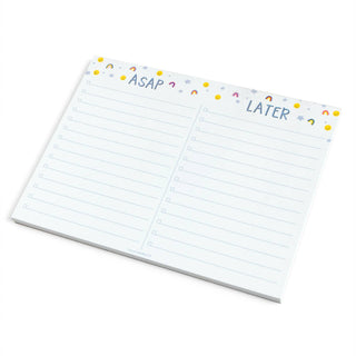 ASAP & Later Checklist Notepad