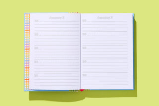 Five Year Journal – Colorful Gingham Hardcover