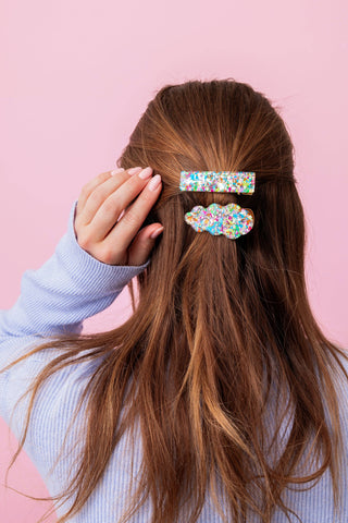 Confetti Hair Clip Set – Available in 4 Colors