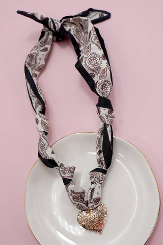 Handmade Scarf Charm Necklaces