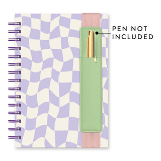 A Mirage of Thoughts Oliver Notebook with Pen Pocket – Hardcover 160 Lined Pages – 5.75" x 8.25"