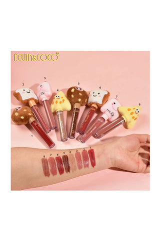 Kevin & Coco Foodie Fun Matte Lip Gloss – Bold Color Meets Playful Charm
