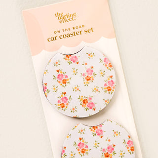 On the Road Car Coaster Set – 2 Pack Endless Daydream Cream