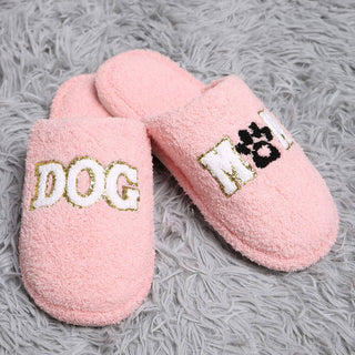 Sequined DOGMOM Home Slippers