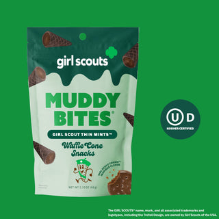 Girl Scout Thin Mints™ Muddy Bites Waffle Cone Snacks