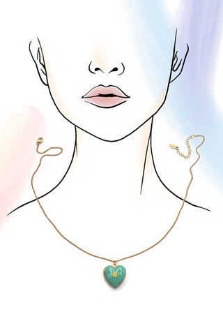 18K Gold-Dipped Stainless Steel Locket – Tarnish-Free Necklace