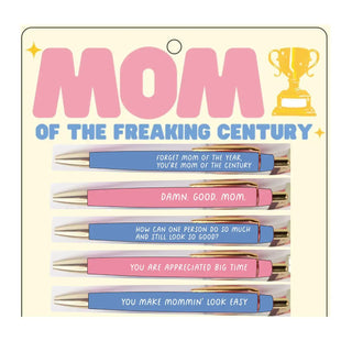 Mom Of The Freaking Century Pen Set (mothers day, gift) (Cop