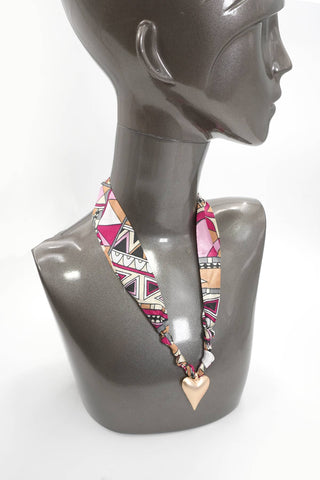 Handmade Scarf Charm Necklaces