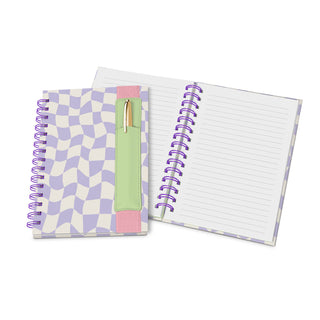 A Mirage of Thoughts Oliver Notebook with Pen Pocket – Hardcover 160 Lined Pages – 5.75" x 8.25"