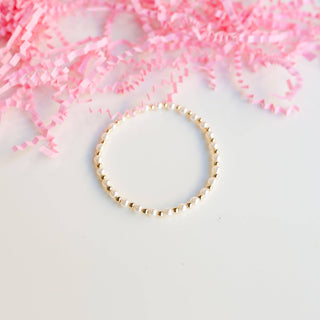Luci Pearl Bracelet in Gold