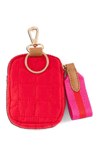 Ezra Clip-On Pouch – Quilted Nylon Mini Bag