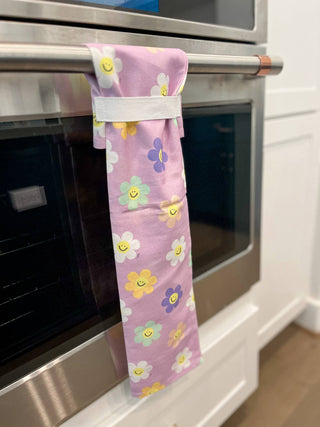 Happy Daisy Tea Towel