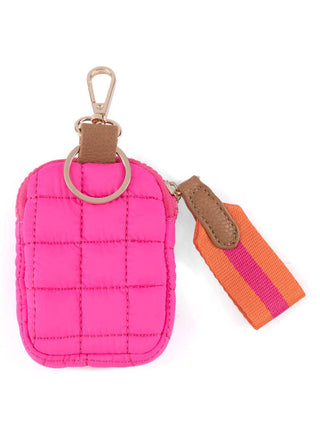 Ezra Clip-On Pouch – Quilted Nylon Mini Bag