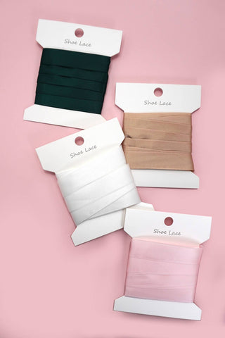 Silk Satin Ribbon Bow Shoe Laces