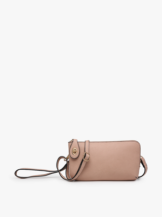 Kendall Crossbody/Wristlet w/ Twist Lock Closure