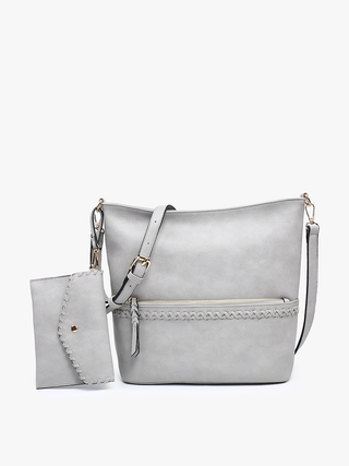 Cynthia Distressed Whipstitch Hobo with Wristlet – Everyday Rustic Chic