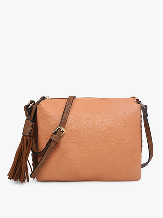 Sabrina 2 Tone Crossbody w/ 3 Compartments