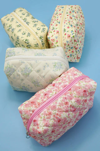 FLORAL TOILE PATTERN MAKEUP COSMETIC POUCH BAG | 40P562