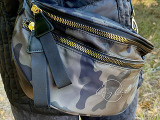 Farah Fanny Bum Bag – Black Camo