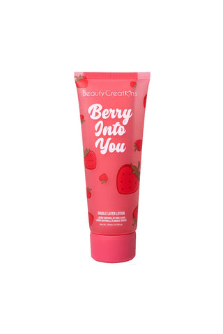 Beauty Creations “Berry Into You” Strawberry Double Layer Body Lotion – Hydrating Gel-Cream Formula