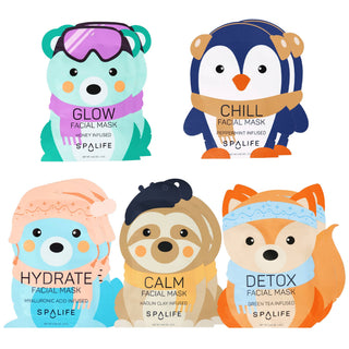 Holiday Facial Mask Set – 5 Formula Variety Pack