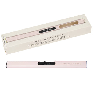 Rechargeable Electric Lighter – Blush Pink (USB Rechargeable)