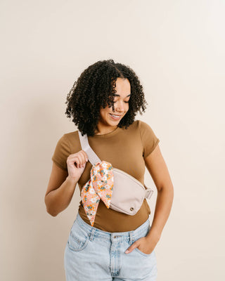 All You Need Belt Bag with Hair Scarf - Natural Beige