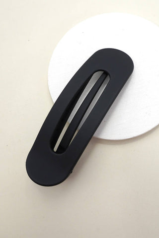 Oval Lay Down Flat Hair Claw Clip – Sleep-Friendly, Minimalist Grip