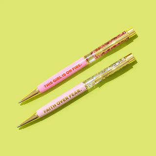Confetti Pen – “This Girl Is On Fire” & “Faith Over Fear”