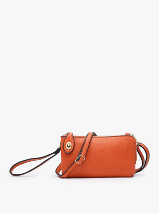 Kendall Crossbody/Wristlet w/ Twist Lock Closure