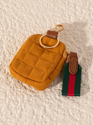 Ezra Clip-On Pouch – Quilted Nylon Mini Bag