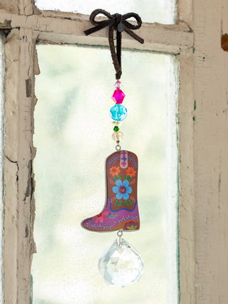 Boot Sun Catcher Car Charm