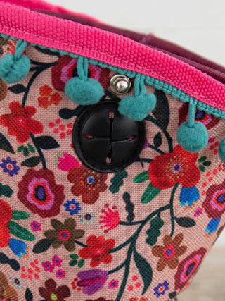 Car Cup Holder Organizer – Pink Floral