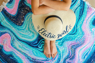 Beach Towel - Electric Swirl