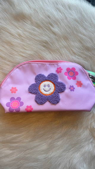 GROOVY SMILES OVAL COSMETIC BAG